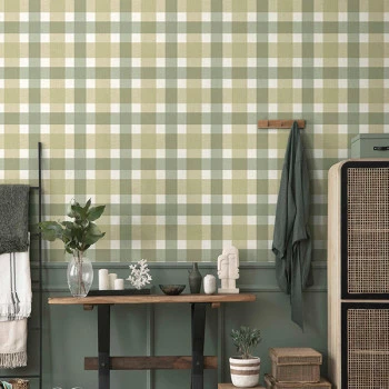 Papel de Parede Xadrez - Top Stripes - 38425 - Vinílico