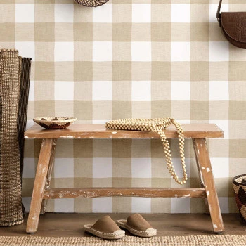 Papel de Parede Xadrez - Top Stripes - 38432 - Vinílico