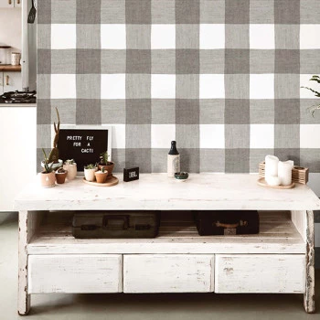 Papel de Parede Xadrez - Top Stripes - 38433 - Vinílico