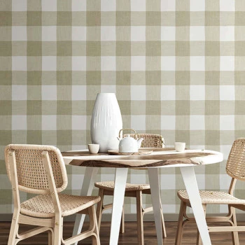 Papel de Parede Xadrez - Top Stripes - 38435 - Vinílico