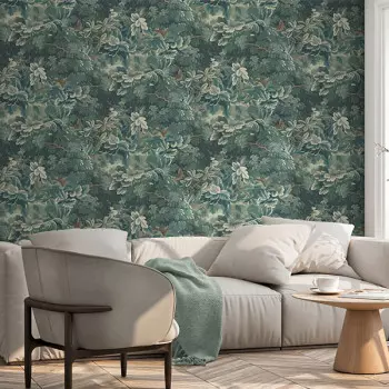 Papel de Parede Folhas e Flores - Goya Collection - 3850-1 - Vinílico