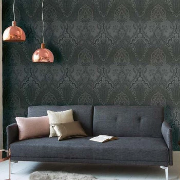 Papel de Parede Medalhão - My Home My SPA - 387085 - Vinílico - Emborrachado