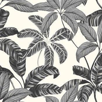Papel de Parede Folhas e Flores - Contemporâneo - 4101 - Vinilico
