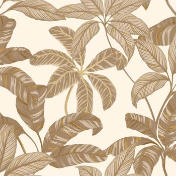 Papel de Parede Folhas e Flores - Contemporâneo - 4103 - Vinilico