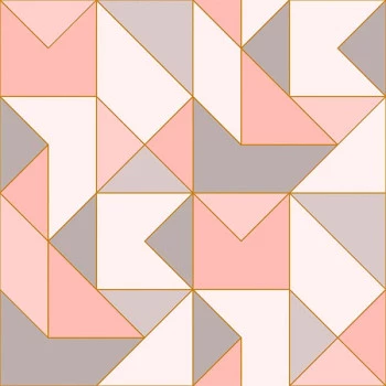 Papel de Parede Geométrico - Contemporâneo - 4107 - Vinilico