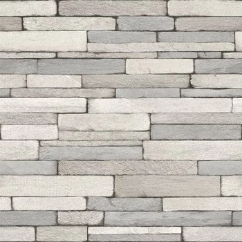 Papel de Parede Pedras e Canjiquinha - Contemporâneo - 4151 - Vinilico