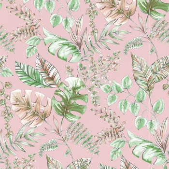 Papel de Parede Folhas e Flores - Sejours & Chambres - 51196203 - Vinílico