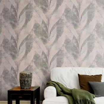 Papel de Parede Folhas e Flores - Concrete - 520040 - Vinilíco