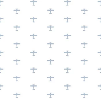 Papel de Parede Aviões - Babylandia - 5421 - Vinilizado