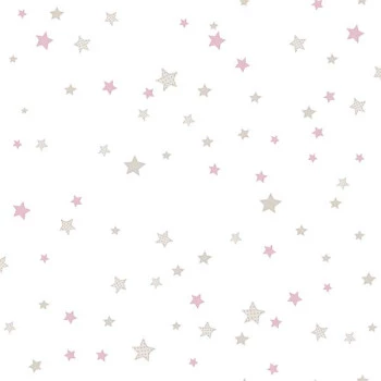 Papel de Parede Estrelas - Babylandia - 5438 - Vinilizado