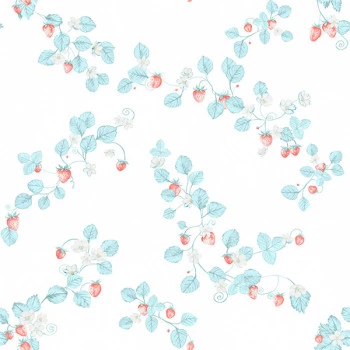 Papel de Parede Folhas e Flores - Era uma Vez - 600007 - Vinílico