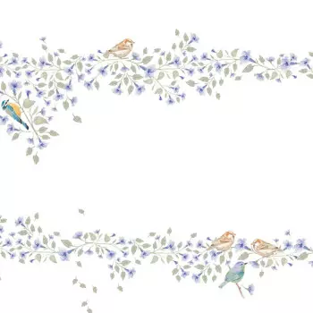 Papel de Parede Folhas e Flores - Passeio no Campo - 602377 - Vinílico