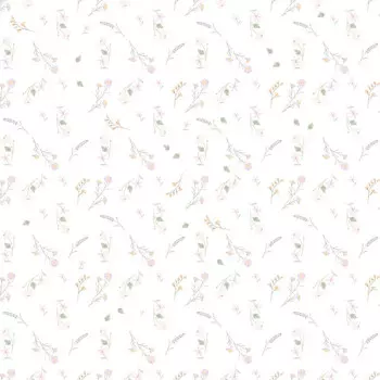 Papel de Parede Folhas e Flores - Passeio no Campo - 602407 - Vinílico