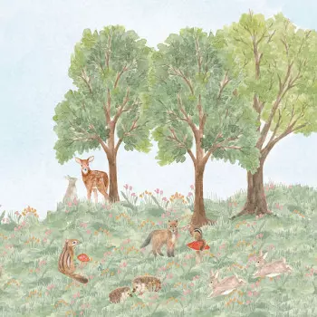 Papel de Parede Infantil - Passeio no Campo - 602728 - Vinílico