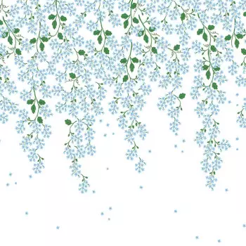 Papel de Parede Folhas e Flores - Passeio no Campo - 602797 - Vinílico