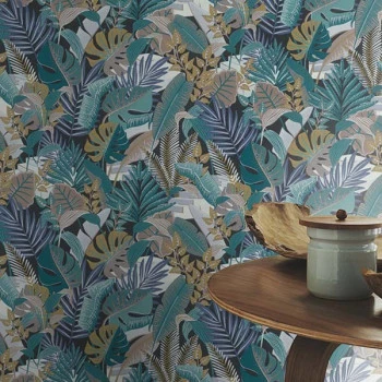 Papel de Parede Folhas e Flores - Barbara Home Collection III - 687828 - Vinílico