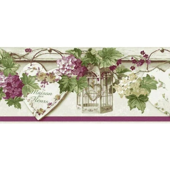 Papel de Parede Folhas e Flores - Blooming Garden - 7898 - TNT - Vinilíco
