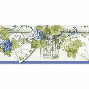 Papel de Parede Folhas e Flores - Blooming Garden - 7899 - TNT - Vinilíco