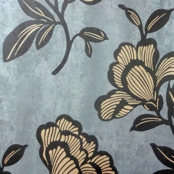 Papel de Parede Italiano Flow 80609  Vinílico Lavável 
