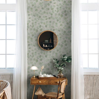 Papel de Parede Folhas e Flores  - Leyla - 81642 - Vinílico