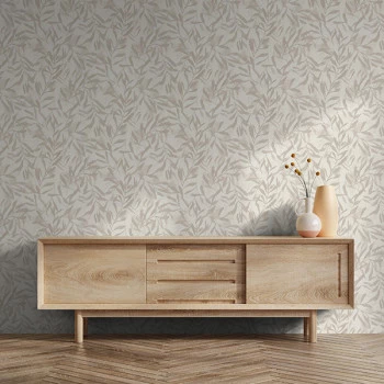 Papel de Parede Folhas e Flores  - Leyla - 82441 - Vinílico