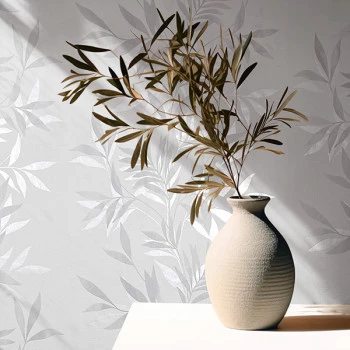 Papel de Parede Folhas e Flores  - Leyla - 82460 - Vinílico