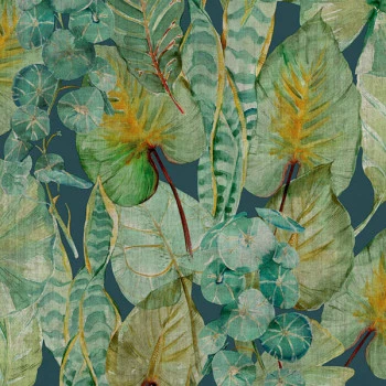 Papel de Parede Folhas e Flores - Flora - 84438 - Vinílico