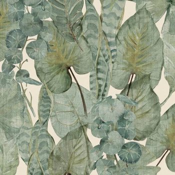 Papel de Parede Folhas e Flores - Flora - 84476 - Vinílico