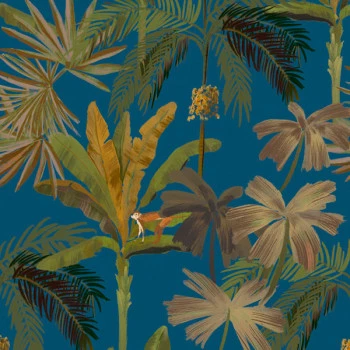 Papel de Parede Folhas e Flores - Flora - 84575 - Vinílico