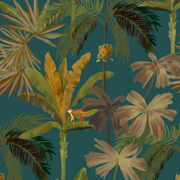 Papel de Parede Folhas e Flores - Flora - 84612 - Vinílico