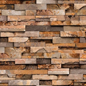 Stone Gallery 85011-1 Papel de Parede Vinílico Lavável 