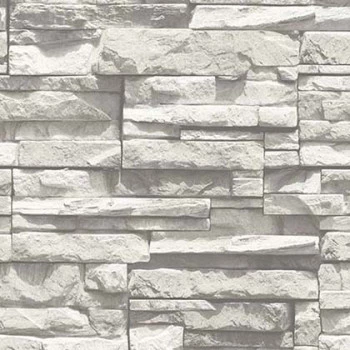 Papel de Parede Pedras e Canjiquinha - Stone & Natural - 850151 - TNT/Vinilíco