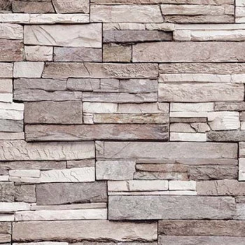 Papel de Parede Pedras e Canjiquinha - Stone & Natural - 850242 - TNT/Vinilíco