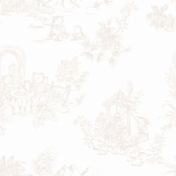 Papel de Parede Toile de Jouy - Provence - 85473 - Vinílico