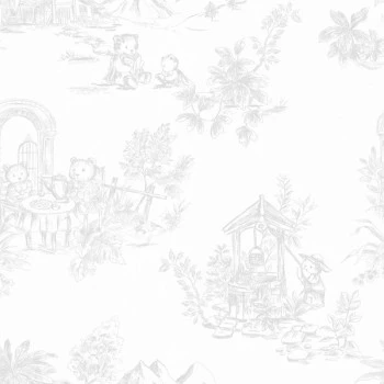 Papel de Parede Toile de Jouy - Provence - 85800 - Vinílico