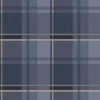 Papel de Parede Xadrez - Tartan - 89020 - Vinílico