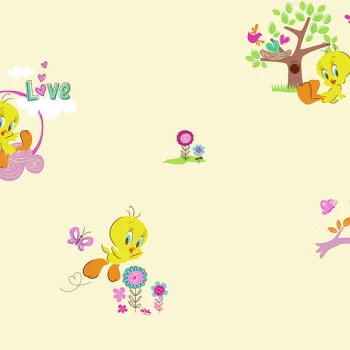Papel de Parede Piu Piu - Ada Kids - 8931-1 - TNT/Vinilíco