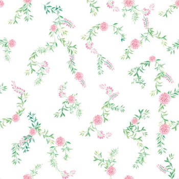 Papel de Parede Folhas e Flores - Era uma Vez - 89686 - Vinílico