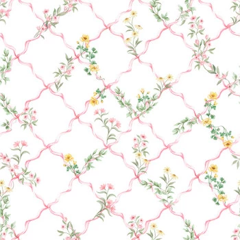 Papel de Parede Folhas e Flores - Era uma Vez - 89693 - Vinílico