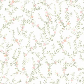 Papel de Parede Folhas e Flores - Era uma Vez - 89723 - Vinílico