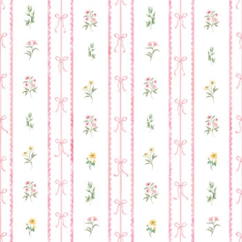 Papel de Parede Listrado - Era uma Vez - 89860 - Vinílico