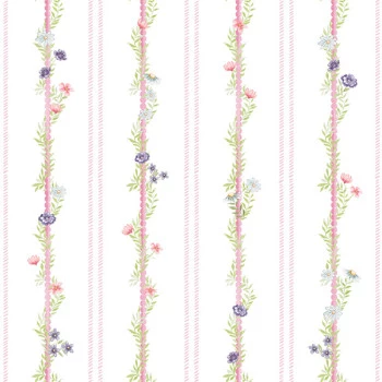 Papel de Parede Listrado - Era uma Vez - 89891 - Vinílico