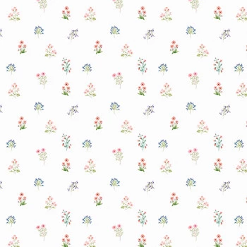 Papel de Parede Folhas e Flores - Era uma Vez - 89952 - Vinílico