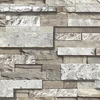 Stone Gallery 85050-3 Papel de Parede Vinílico Lavável 