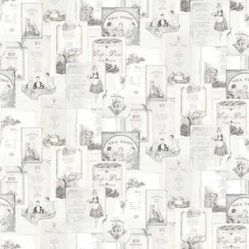 Papel de Parede Kitchen Recipes - G12286 - VINILÍCO - LAVÁVEL