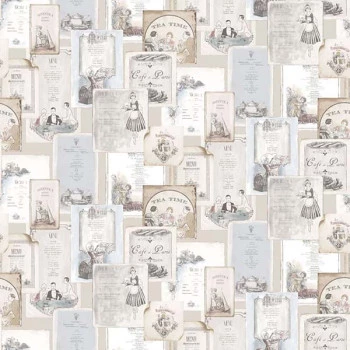 Papel de Parede Kitchen Recipes - G12287 - VINILÍCO - LAVÁVEL