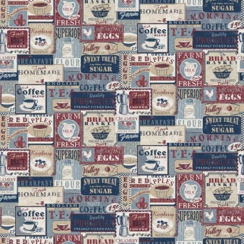 Papel de Parede Kitchen Recipes - G12299 - VINILÍCO - LAVÁVEL