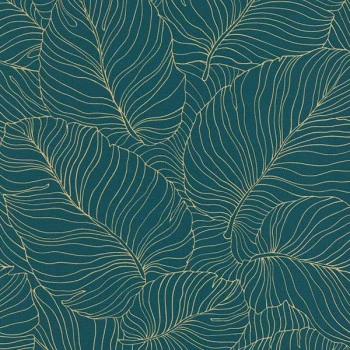 Papel de Parede Folhas e Flores - Nomad - A50902 - Vinílico