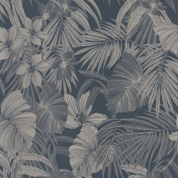 Papel de Parede Folhas e Flores - Nomad - A51301 - Vinílico