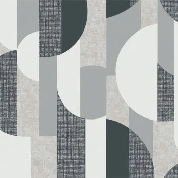 Papel de Parede Geométrico - Maison - A56302 - Lavável, TNT, Texturizado, Vinílico
